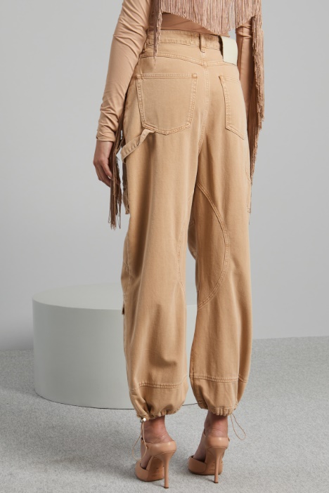 Pantaloni cargo in bull