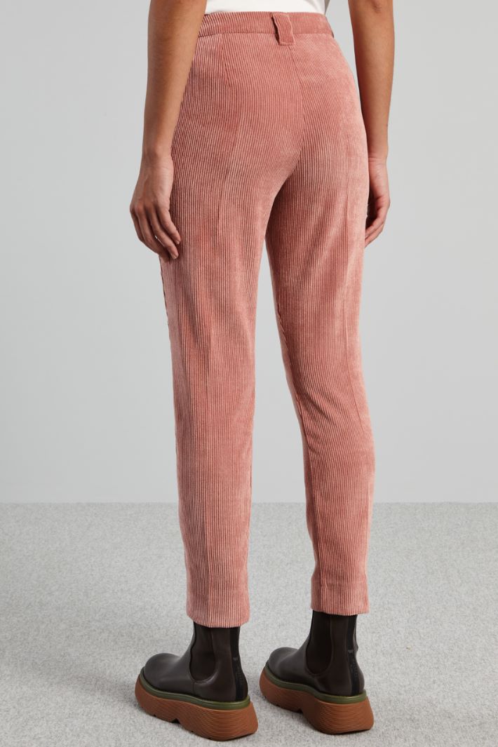 Pantaloni in velluto stretch Intrend - 2