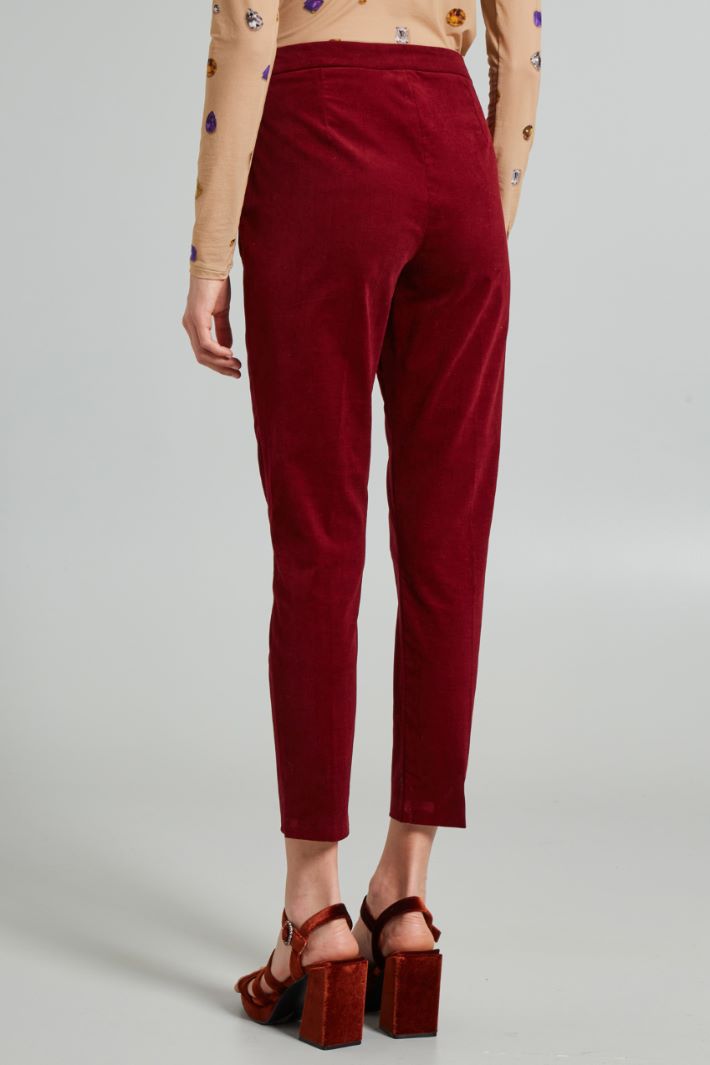 Smooth velvet trousers Intrend - 2