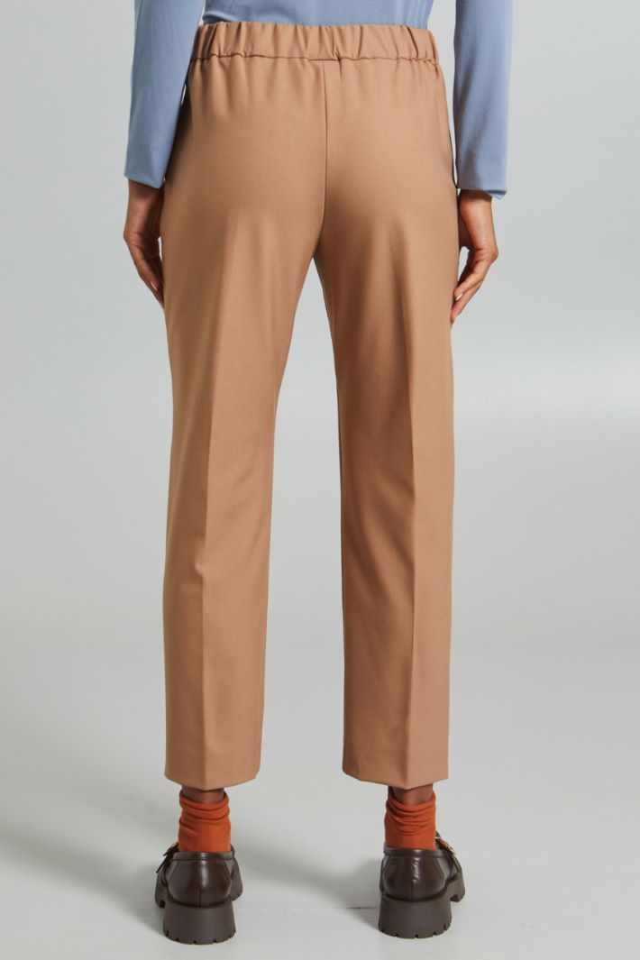 Gabardine carrot trousers Intrend - 2