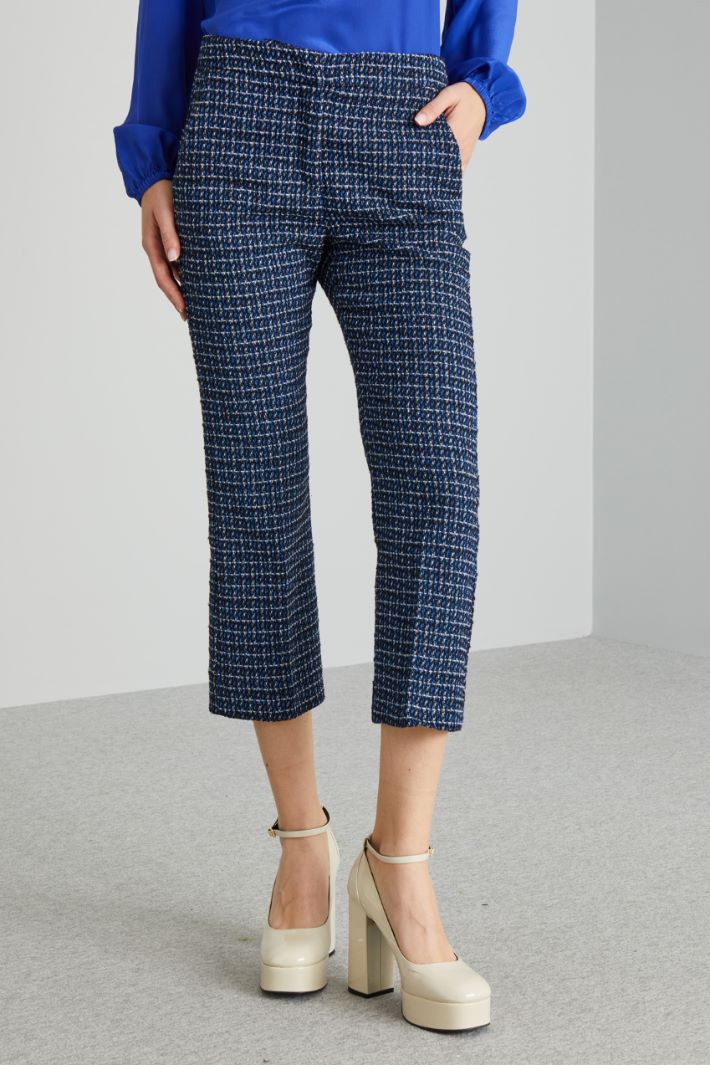 Pantaloni flare in tweed Intrend - 2