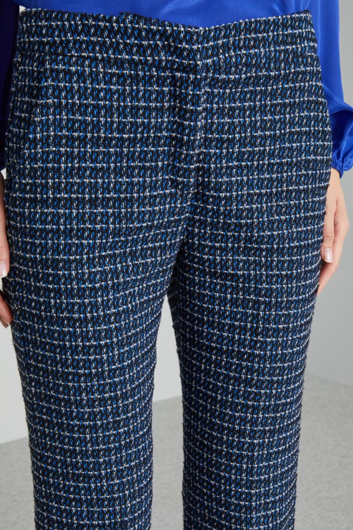 Pantaloni flare in tweed Intrend - 4