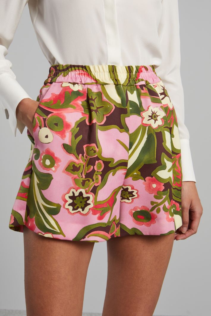 Envers satin shorts Intrend - 4