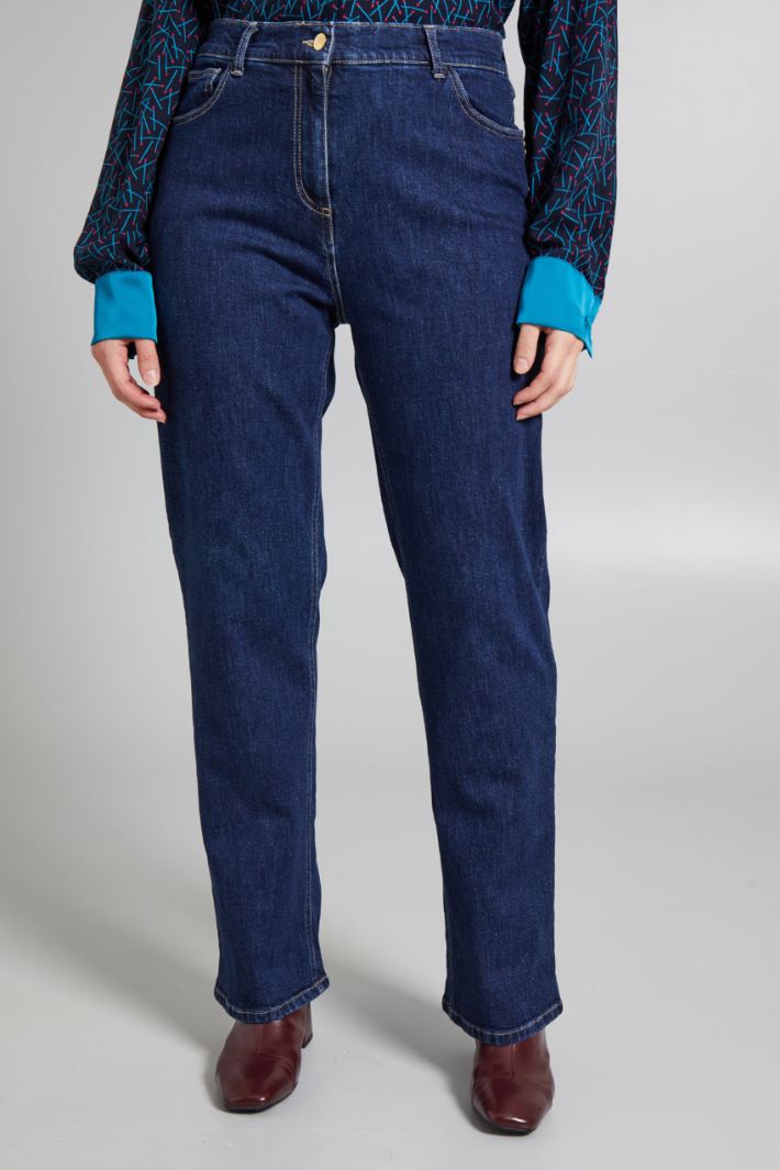 Jeans dritti in denim Intrend - 3