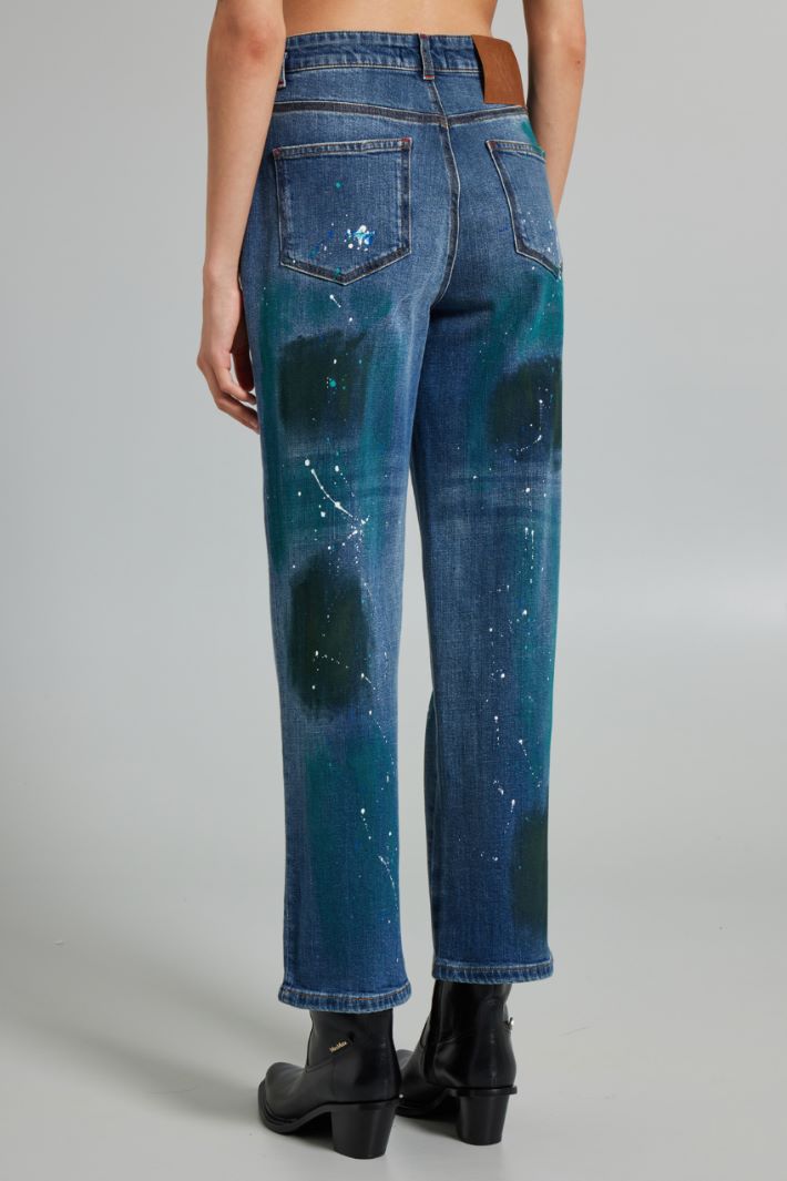 Hand-painted jeans Intrend - 2