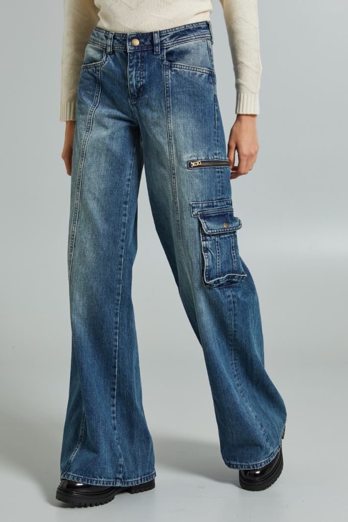 Cargo denim jeans Intrend - 3