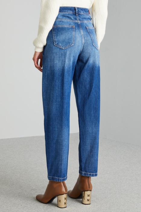 Jeans baggy in puro cotone