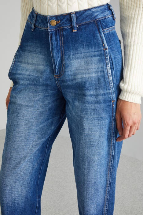 Jeans baggy in puro cotone