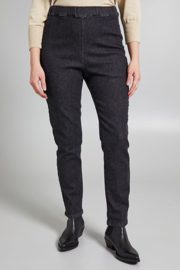 Slim fit denim trousers Intrend - 3