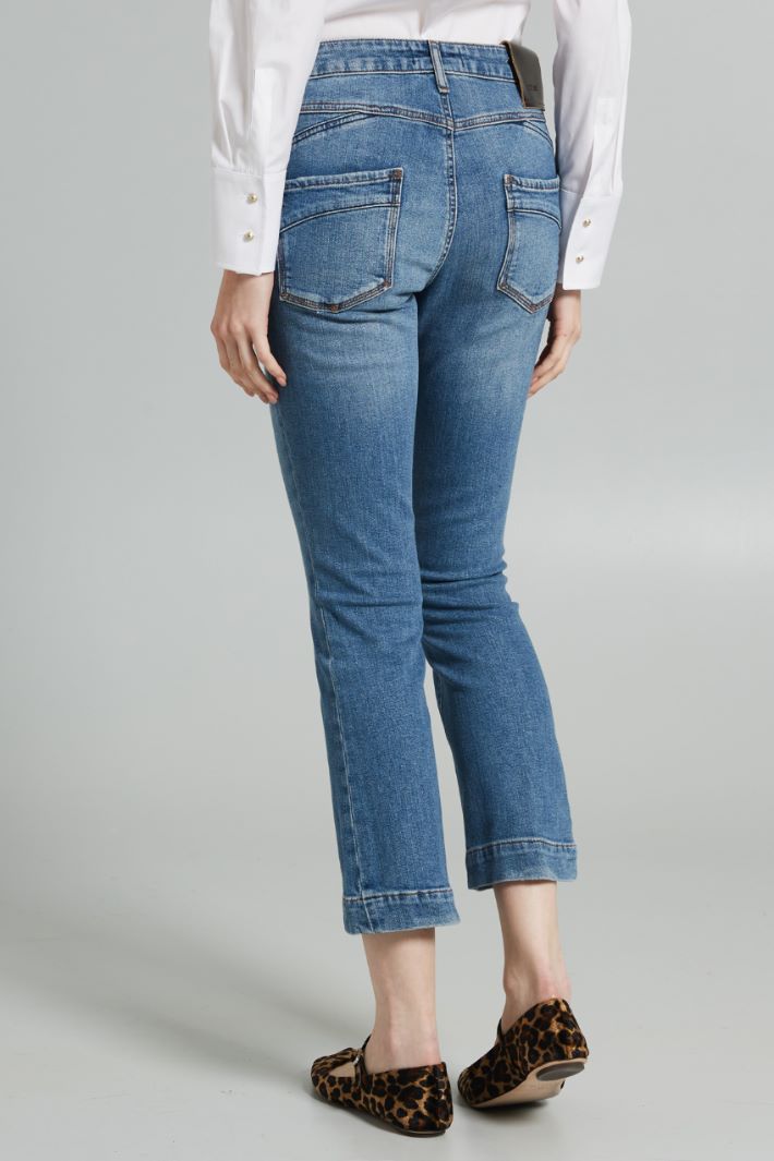 Cropped slim-fit jeans Intrend - 2