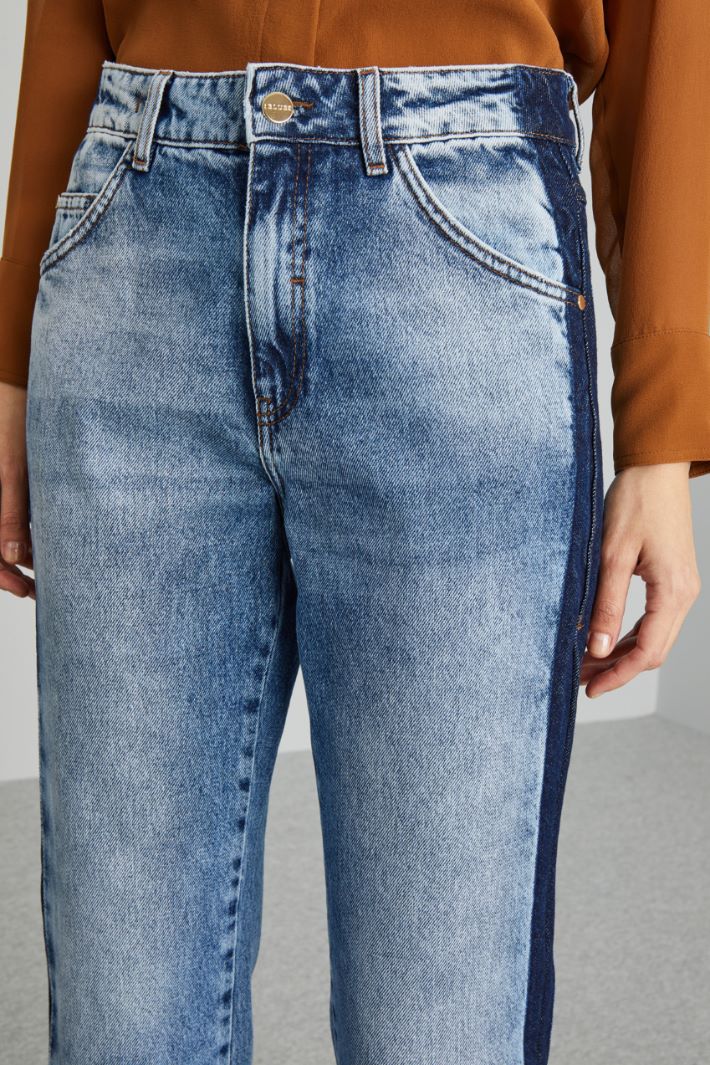 Jeans with side bands Intrend - 4