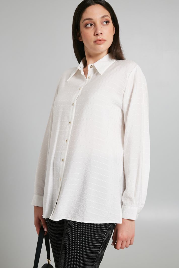 Jacquard fabric shirt Intrend - 3