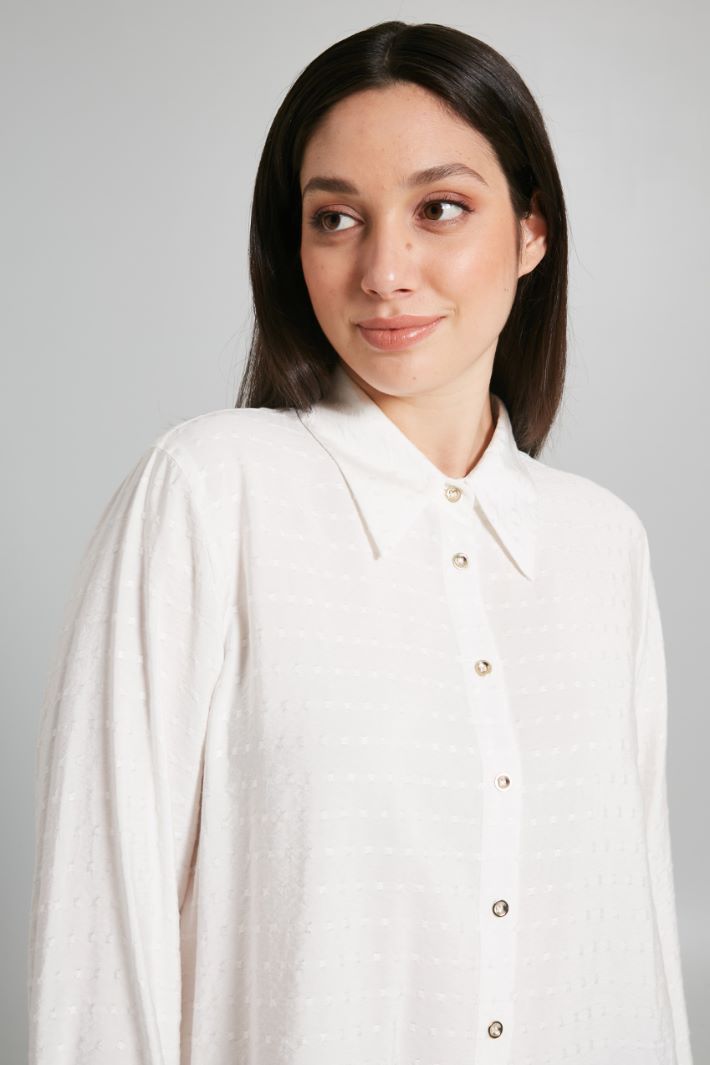 Jacquard fabric shirt Intrend - 4