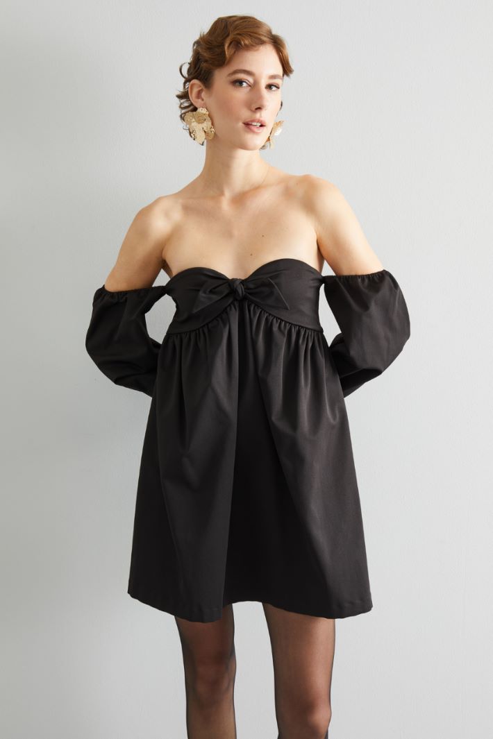 Abito off-shoulder in ottoman Intrend - 3