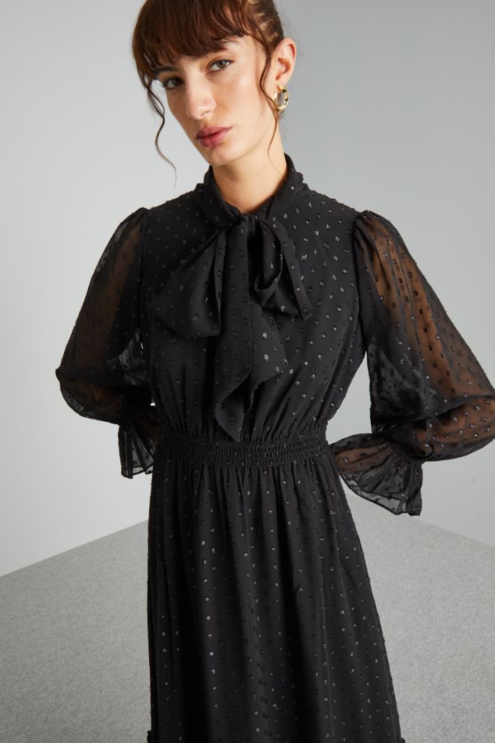 Foulard-embellished dress Intrend - 4