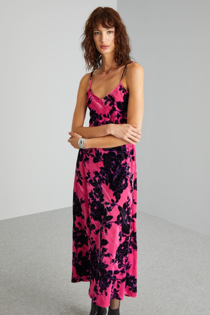 Velvet slip dress Intrend - 3