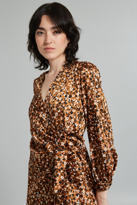 Abito a portafoglio con stampa