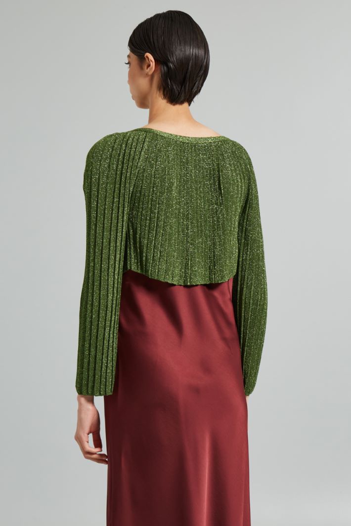 Lurex-knit shrug Intrend - 2