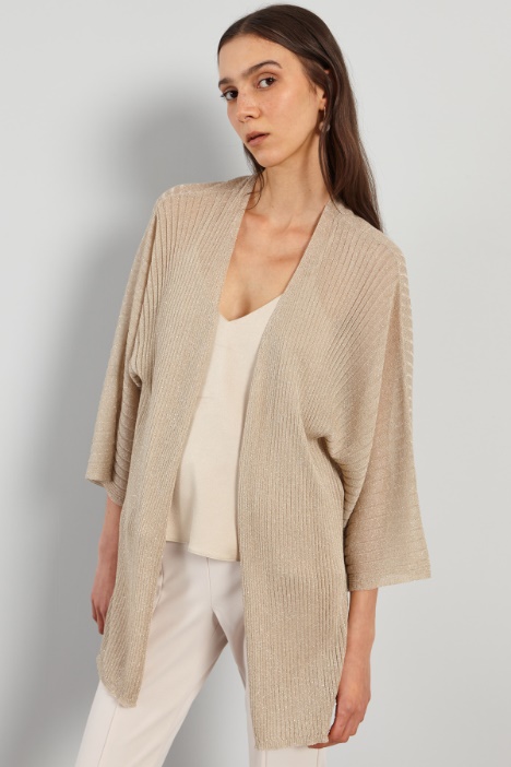 Cárdigan suave con cinturón