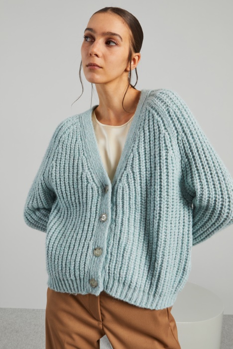 Cardigan con maniche raglan Intrend