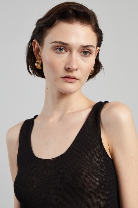 Canotta aderente in maglia