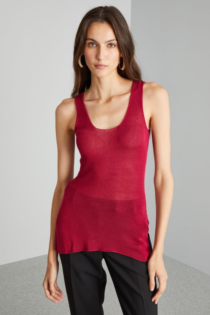 Knitted tank top Intrend - 3