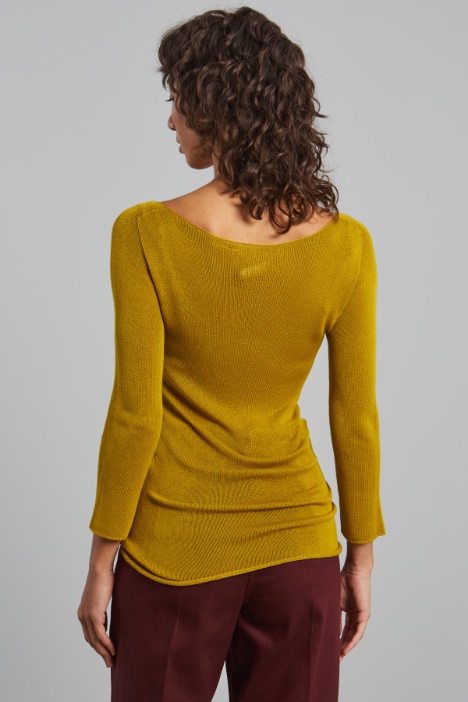 Maglia aderente in viscosa