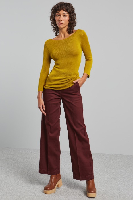 Fitted viscose sweater Intrend