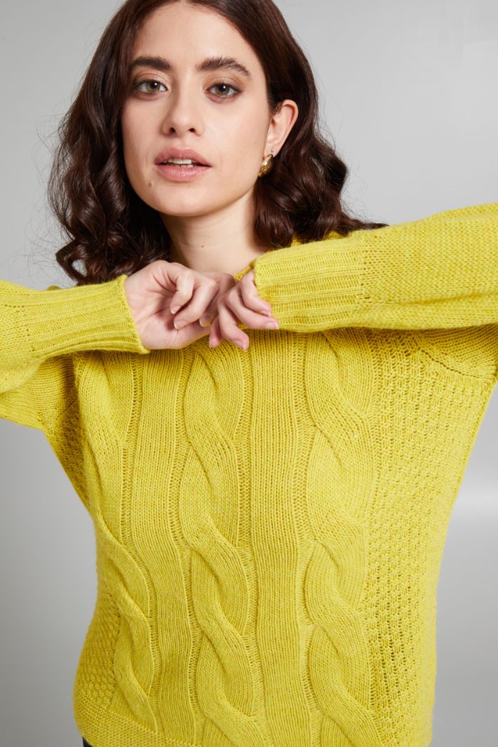 Cable-knit sweater Intrend - 4