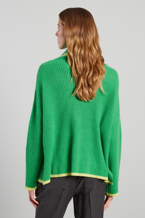 Maglia morbida in puro cashmere