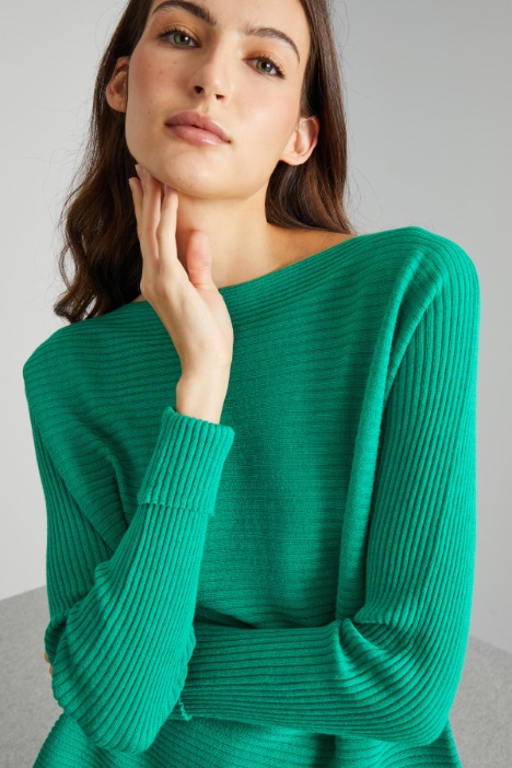 Maglia a coste orizzontali