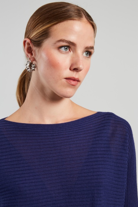 Maglia a coste orizzontali