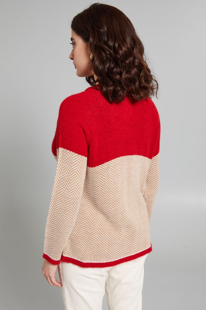 Jacquard sweater Intrend - 2