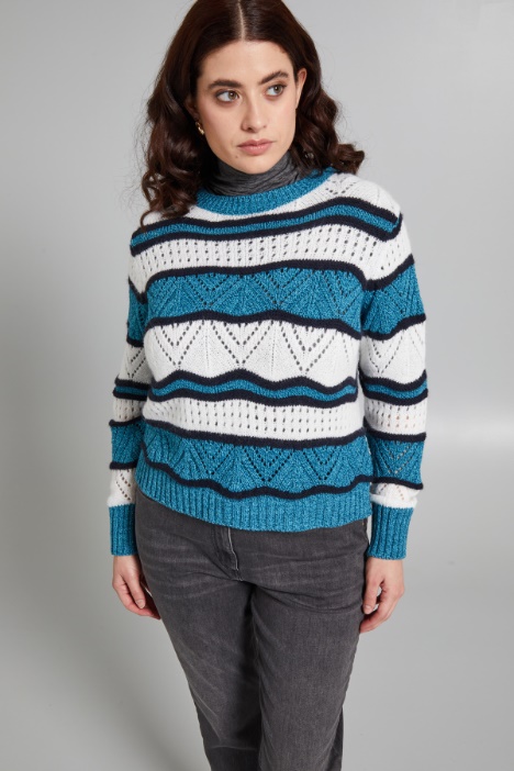 Wool mouliné sweater Intrend