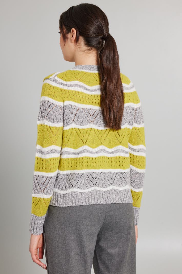 Wool mouliné sweater Intrend - 2