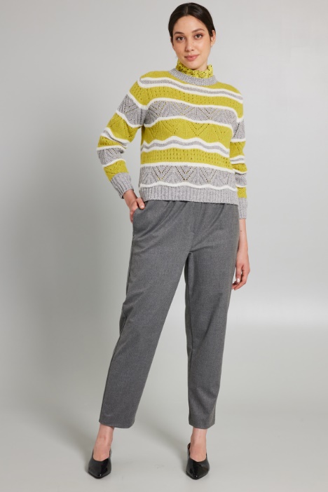 Wool mouliné sweater Intrend