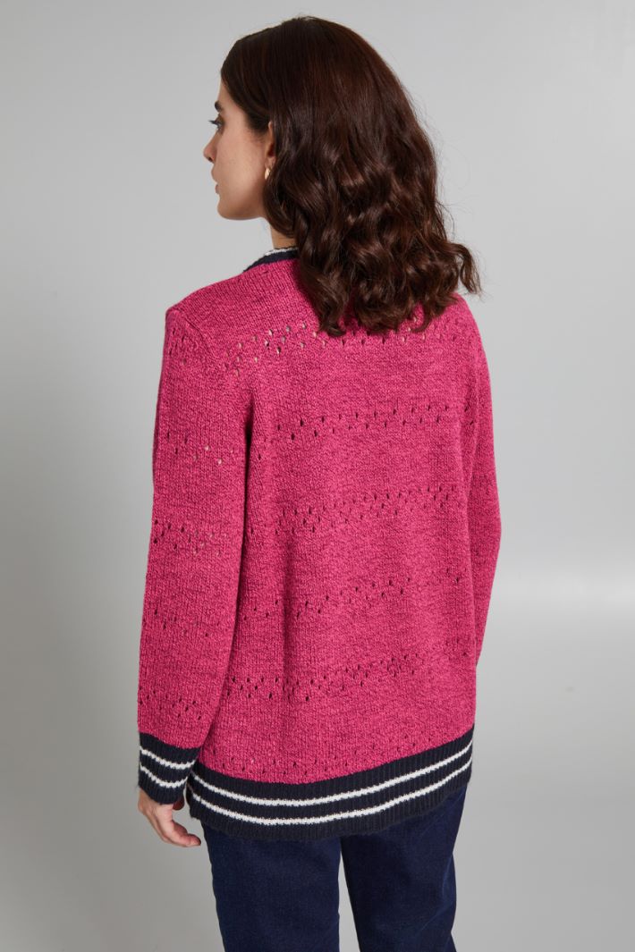 Openwork mouliné sweater Intrend - 4