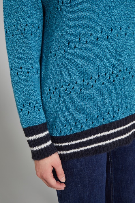 Maglia mouliné traforata