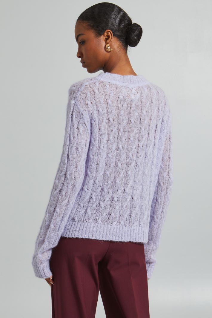 Cable-knit mohair-blend jumper Intrend - 2