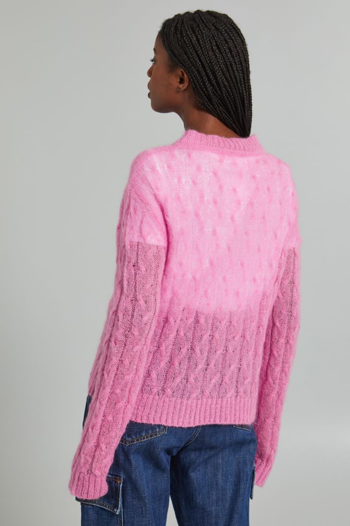 Cable-knit mohair-blend jumper Intrend - 2