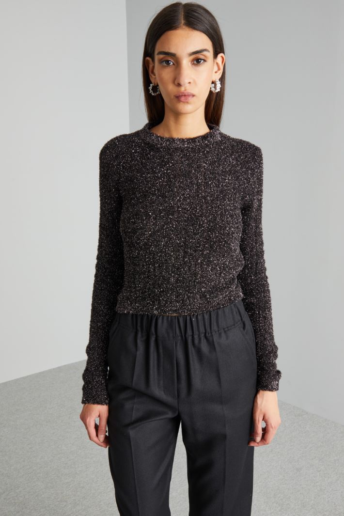 Brushed sweater with cut-out Intrend - 3