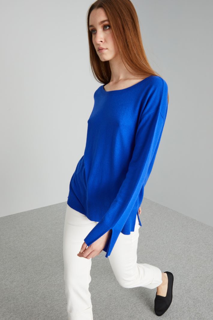 Sweater with side slits Intrend - 3