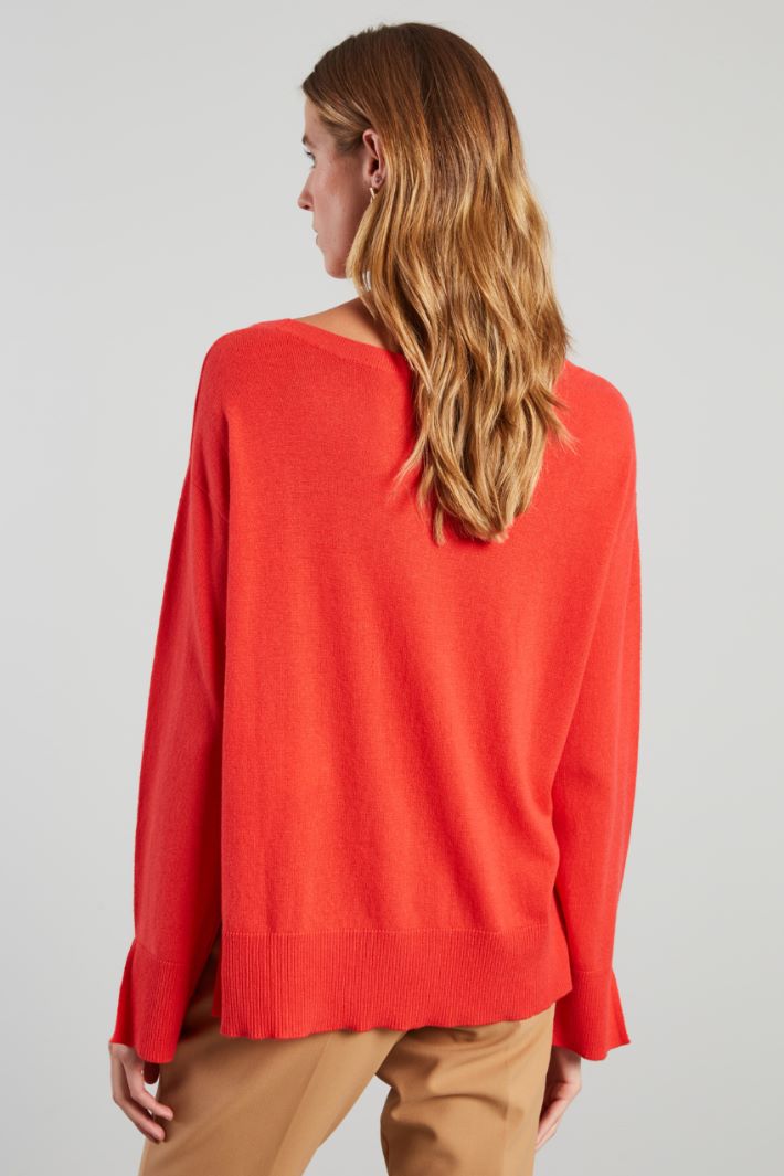 Sweater with side slits Intrend - 2