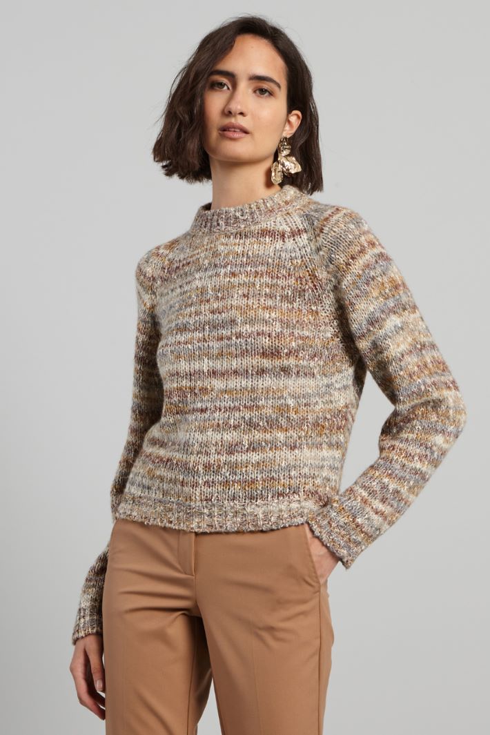 Cotton and wool sweater Intrend - 3