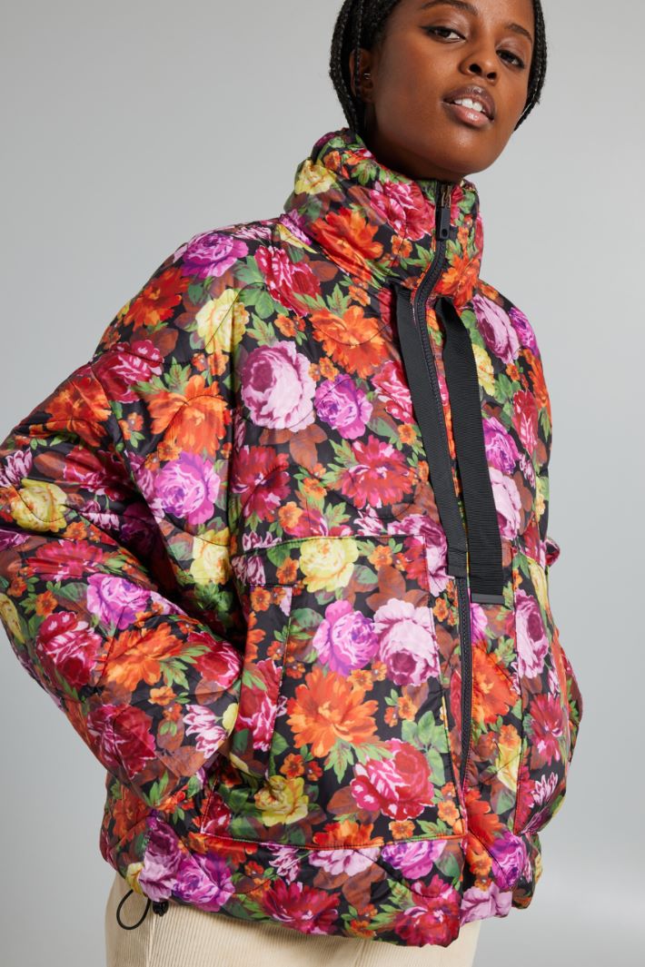 Printed padded puffer jacket Intrend - 3