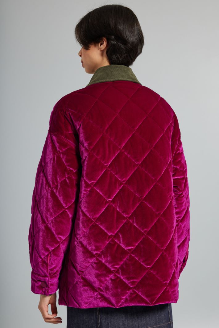 VELOUR QUILTING BLOUSON 2024（Men 