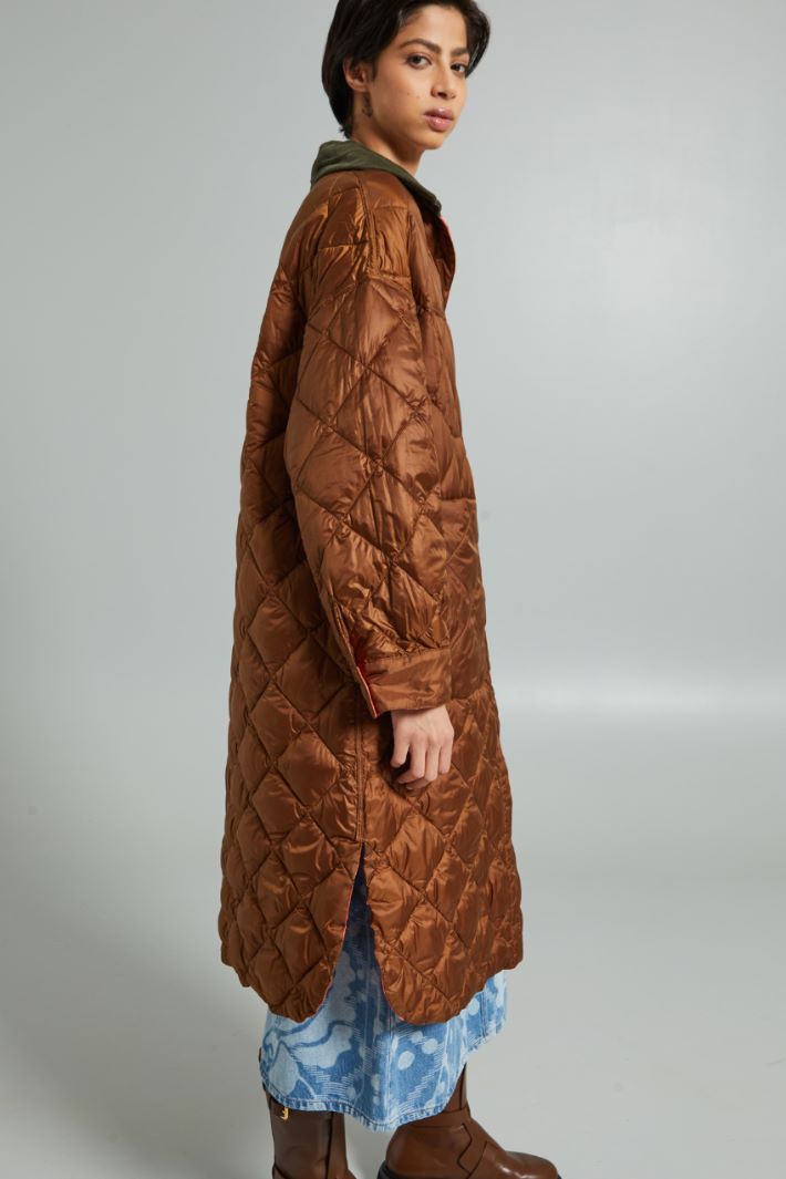 Long length quilted coats best sale