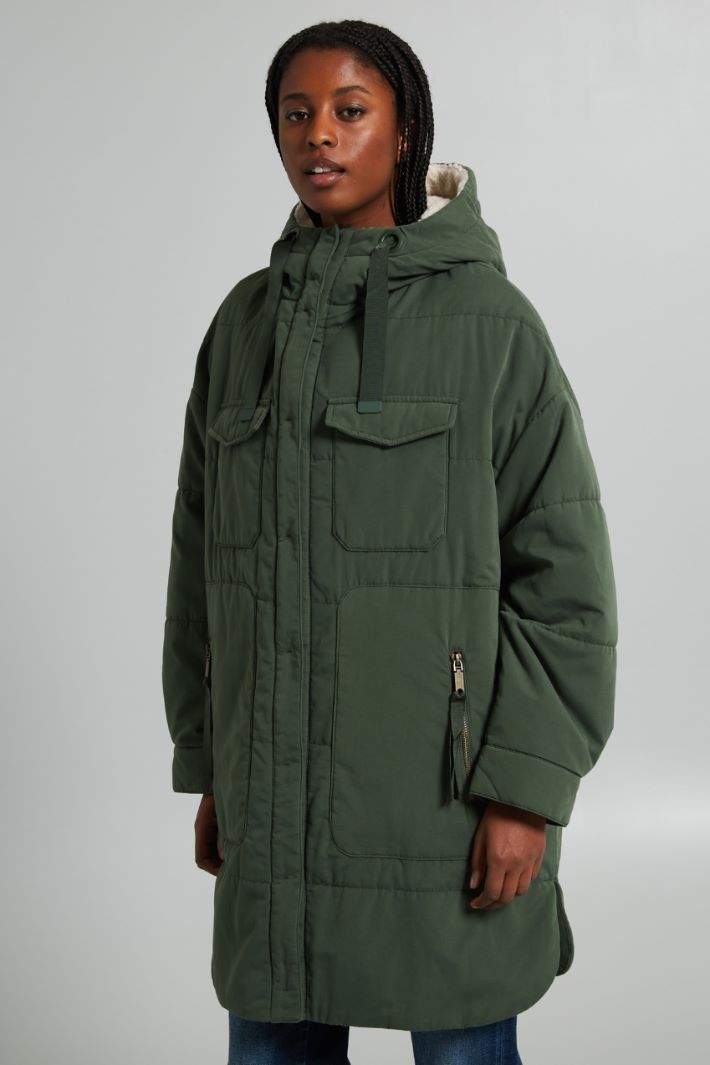 Hooded padded parka Intrend - 3