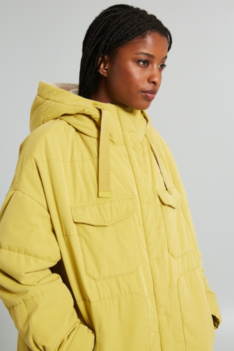 Parka imbottito con cappuccio