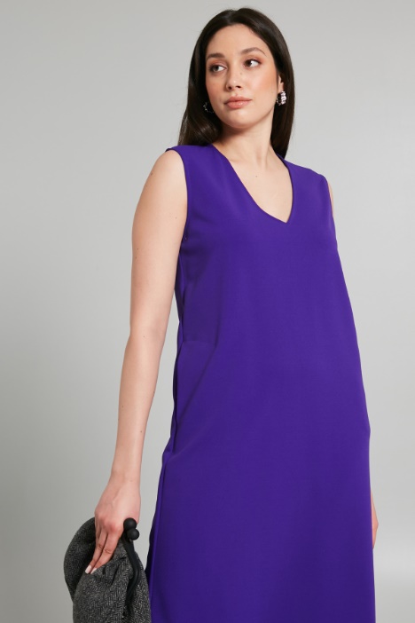 Vestido de punto de crepé